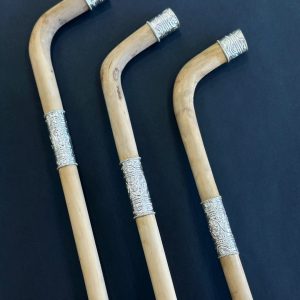 عصي بفضة ثقيلة